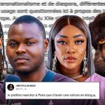 Illustration sur le choix entre vivre en Afrique ou en Occident